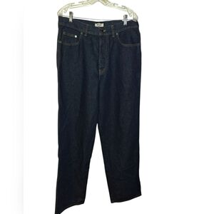 Moschino Jeans Blue Dark Wash Straight Leg Low Rise Cotton Jeans Size 34